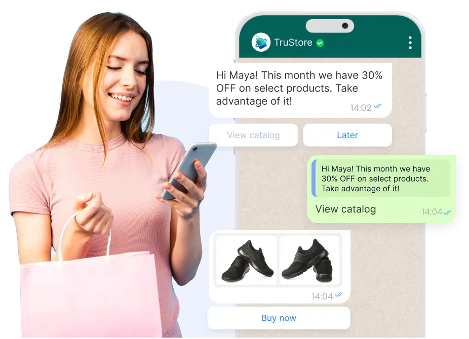 Activate your own AI-powered chatbot on WhatsApp to boost sales