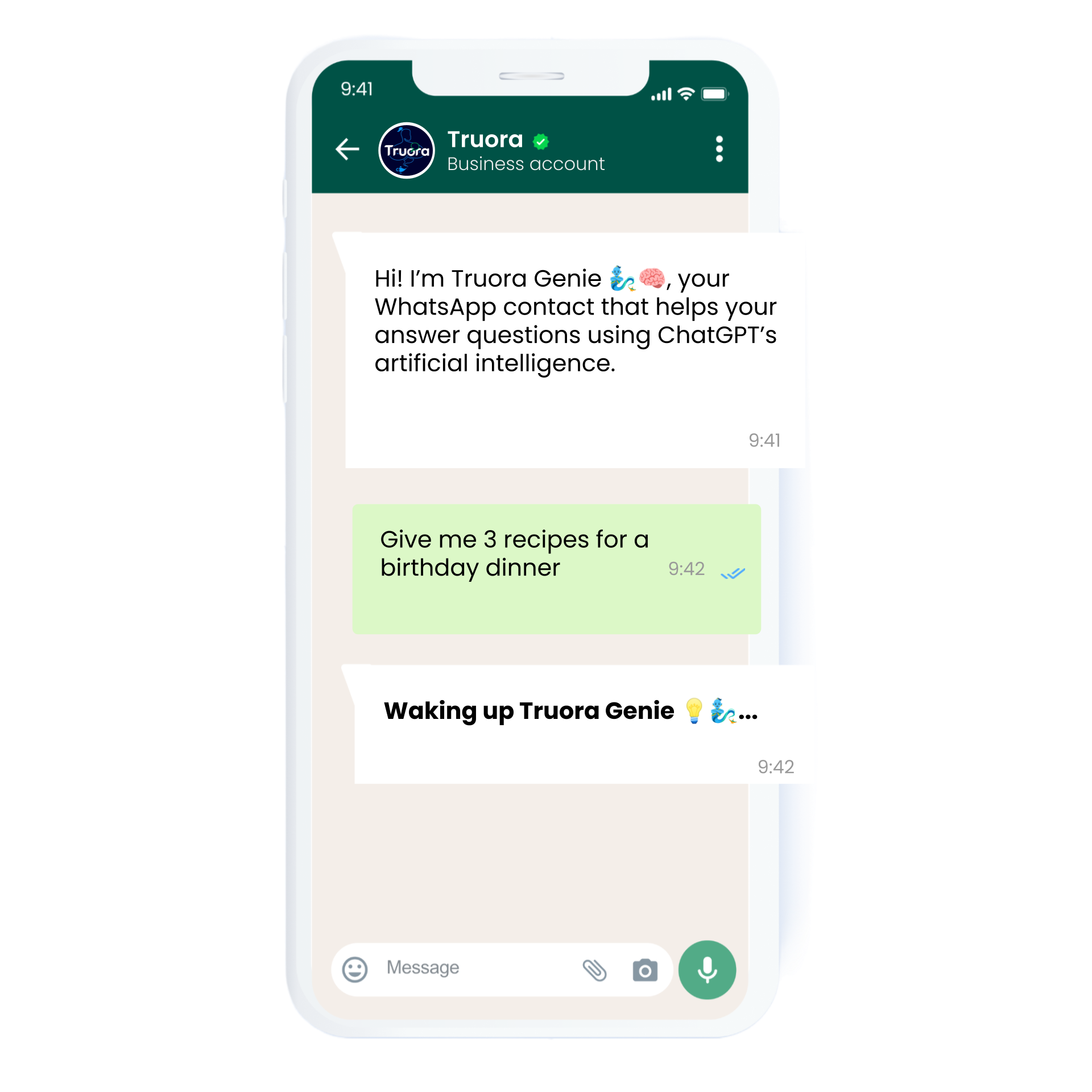 WhatsApp and ChatGPT's bot with Truora│Instant accurate answers